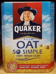 美兒小舖COSTCO好市多代購～QUAKER 桂格 經典大燕麥片(3kg/盒)