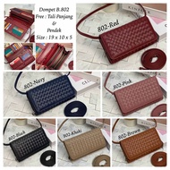 DOMPET B-802 FASHION WANITA IMPORT UK. 19X10x5CM TERBARU