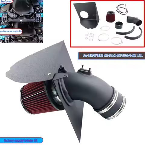 4inch Cold Air Intake System Induction For BMW B58 3.0L M340i G20 G21 G22 G23 G42 M140i/240i/340i/44