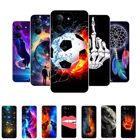 For Xiaomi Poco C85 Case Football Silicone Soft Back Cover Cases For Poco C85 4G C 85 Phone Cover Po