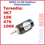 100K Multiturn Potentiometer Potentiometer WXD3-2W 100K Bochen