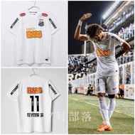 Authentic Brazil Santos Retro Jacket Santos Memorial Edition No.11 Neymar Short Sleeve Football Jers