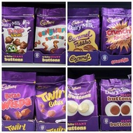 英國直送 - Cadbury Crunchie Rocks/Freddo faces/Caramel Nibbles/Giant Buttons/Bitsa Wispa/Twirl Bites 朱古力