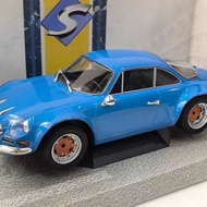 SOLIDO 1/18 RENAULT ALPINE A110 RENAULT Arbin Car Model Alloy Two Doors
