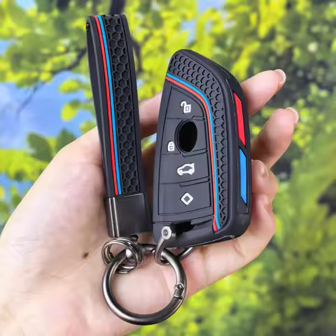 Silicone Car Key Cases Smart Remote Control Fobs Protector Cover Skin For BMW 1 3 4 5 6 7 Series F20