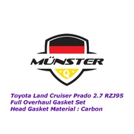 Münster Overhaul / Full Set Gasket 04111-75100 for Toyota Land Cruiser Prado 2.7 RZJ95 3RZ-FE (Carbo