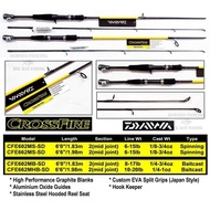 DAIWA Rod Daiwa CROSSFIRE CFE 602mb Bait CASTING ROD 8-17LB