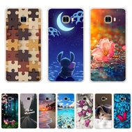 A6-Warm Color theme soft CPU Silicone Printing Anti-fall Back CoverIphone For Samsung Galaxy c5/c5 pro/c7/c7 pro/c9 pro