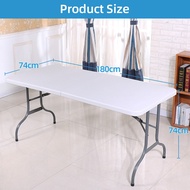 🇸🇬 [In Stock] Folding Table 6ft (180cm) Portable foldable table suitable for picnic office home outd