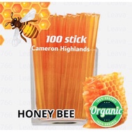 [Wholsale] Cameron Highlands HONEY STICK Per Pack 100Stick/ Original Madu Asli Stick Borong 100% Asli 蜂蜜棒