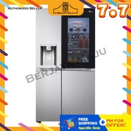 LG Nett 635L Side By Side Inverter Refrigerator GC-X257CSES (Noble Silver)