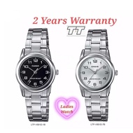 Casio Ladies Original [2YEARS WARRANTY] LTP-V001D-1B & LTP-V001D-7B Analog Women Watches / Jam Tanga