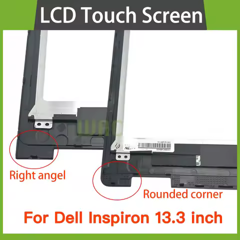 For Dell Inspiron 13.3 inch 5368 5378 5379 P69G 1920x1080 FHD 40 Pins LCD Touch Screen Replacement A