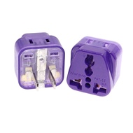 (1 PCS) Universal 2 pin Travel Adapter, 2 Way Outlet Port Convert UK/AU/US/EU/China to US/Canada/Jap