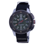 Orient M-Force Green Dial Stainless Steel Automatic Diver's RA-AC0N03E10B 200M Men's Watch