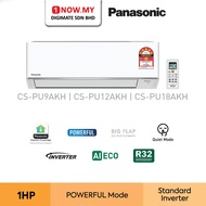 PANASONIC 1HP Standard Inverter Air Conditioner PU Series CS-PU9AKH | PU-AKH Save Energy Penghawa Di