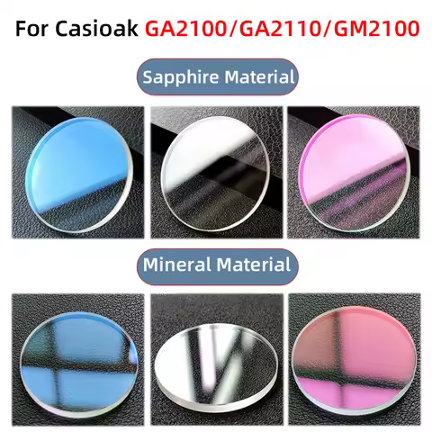 GA2100 GA2110 GM2100 Sapphire Glass Anti Scratch Mirror GA-2100 2110 GM-2100 Watch Mirror Mineral Le