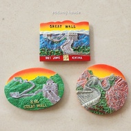 Fridge Magnet Refrigerator Souvenir Great Wall of China Beijing Wall China
