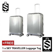 ✻♦✒SKY TRAVELLER SKY280 2-In-1 Premium Ultralight Luggage Set 22+26 Inch1