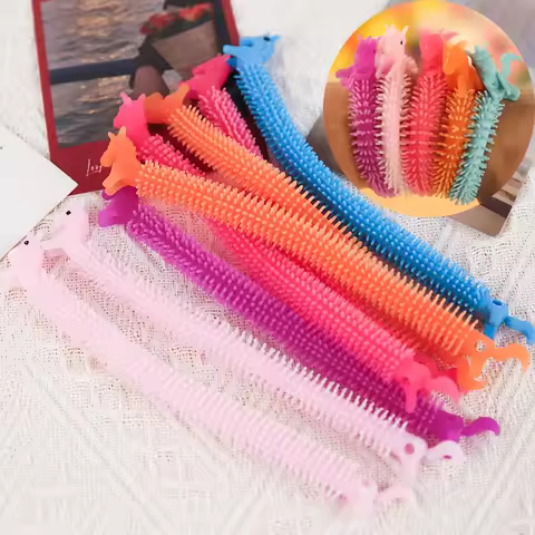 10Pcs Colorful Cute Unicorn Elastic Stretchy String Bracelet Fidget Stress Relief Toys for Kids Birt