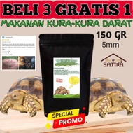 [BELI3GRATIS1] 150GR Makanan sulcata pardalis aldabra pelet kura-kura darat tortoise food pakan radi