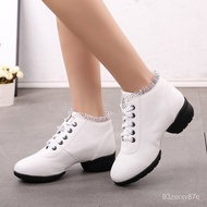 🚓Dancing Shoes Women's Shoes for Square Dance Black Dancing Shoes Spring with Mid Heel Soft Bottom Jitterbug Dance Shoes