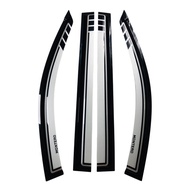 Window Visor Montero 2008 2009 2010 2011 2012 2013 2014 2015 BSN Black Silvernet Rain Guard IM