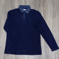 Preloved Tee Shirt Long Sleeve Polo Shirt G2000 size S