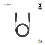 Energea สายชาร์จเร็ว USB-C to USB-C with Digital Display (5A 240W) 1.5M รุ่น Flow