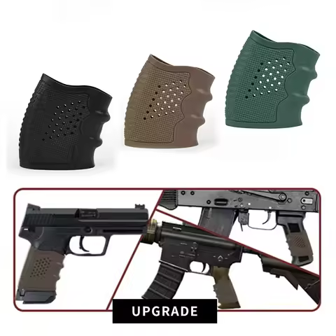 Tactical Holster Grip Rubber Glock19 Soft Sleeve Anti-slip Gun Pistol Glove Non-slip Protect Cover A