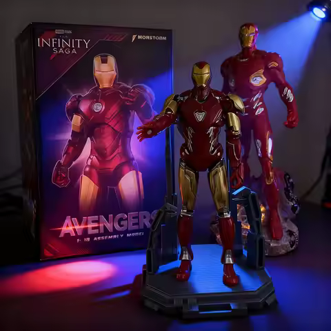 Marvel Avengers Blind Boxs Toys SpiderMan Anime Action Figures Iron Man MK85 MK50 Mystery Boxes Figu