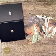 BTS 925 silver ring pair couple ring with bts box