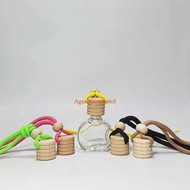 10 Ml Apple Hanging Perfume Bottle / Hanging Perfume Bottle / Car Perfume / Car Perfume Bottle / Gla