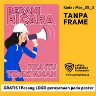 Safety Poster K3: Dare to Talk If It's Not Safe 25_3 A3