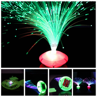 [Hot Sale] เปลี่ยนสีหลอดไฟ LED Fiber Optic Night Light Stand Home Decor สีสันสดใส