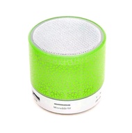 Speaker Bluetooth Retak LED-Speaker Bluetooth Mini Led / Speaker Bluetooth Retak LED BT Audio Bulat Kecil Lampu Music MP3 Receiver