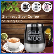 JINGKE Coffee Blender New Automatic Stirring Cup Magnetic Stirring Stainless Steel Coffee Milk Stirr