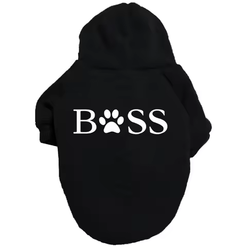 Cross Border Popular Fashionable Dog Clothes Sweater Hoodie BSS Chihuahua Teddy Bulldog Small and Me