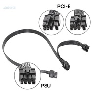 【3C】 PCIe GPU 8Pin to 6+2Pin Power Adapter Cable PCIExpress 8pin to Single Two 6+2pin