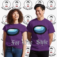 AMONG US T-SHIRTS FOR CHILDREN AND ADULTS AMONG US PURPLE EYE ONLY - Among Us Game - AMONG US CLOTHE
