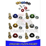 10mm Colour Nut Screw Nut M6 No Plate Screw