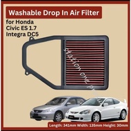 Honda Civic ES 1.7 ,Integra DC5 Drop In Panel Air Filter