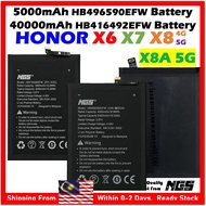 ORIGINAL NGS Brand 4000mAh Battery HB416492EFW For HONOR X8 4G / 5000mAh HB496590EFW For Honor X6 / 