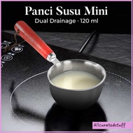 One Two Cups Mini Milk Pan Stainless Steel 410 Dual Drainage - HK1