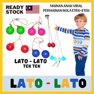 (BORONG) Lato Lato Viral Mainan Kanak Kanak Tradisional Kids Toys Fun Ball