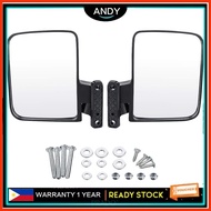 Golf Cart Mirrors - Universal Folding Side View Mirror For Golf Carts Club Car, Ezgo