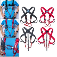 [Lzdyqmy2] Climbing Safety Harness Ascending Straps Adjustable Fixed Belt Caving Canyoning Survival
