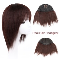 35/45cm 100% Human Hair Straight Hair Black And Dark Brown Wigs For Women Short Wig Hair Modern Styl