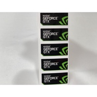 Sticker Nvidia Geforce GTX