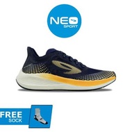 910 Nineten Haze 1.5 Sepatu Lari Stability - Biru Dongker Orange